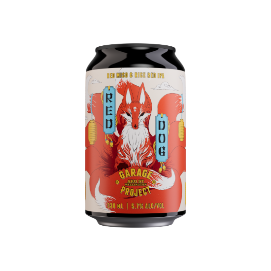 Picture of Garage Project Red Dog Red Miso & Rice Red IPA Can 330ml