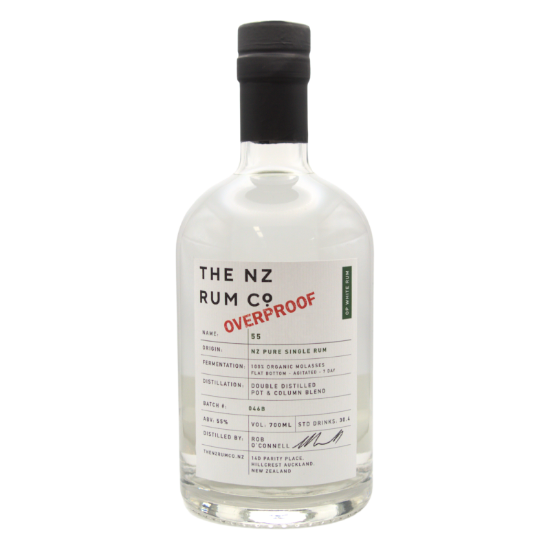 Picture of The NZ Rum Co. 55 Overproof White Rum 55% 700ml