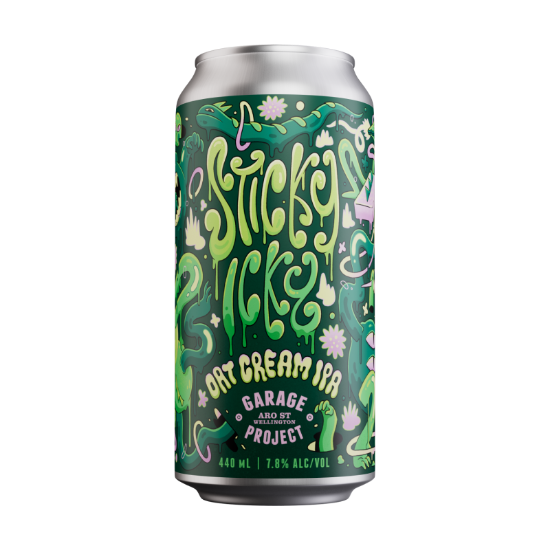 Picture of Garage Project Sticky Icky Oat Cream IPA Can 440ml