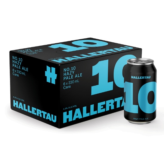 Picture of Hallertau 10 Hazy Pale Ale Cans 6x330ml