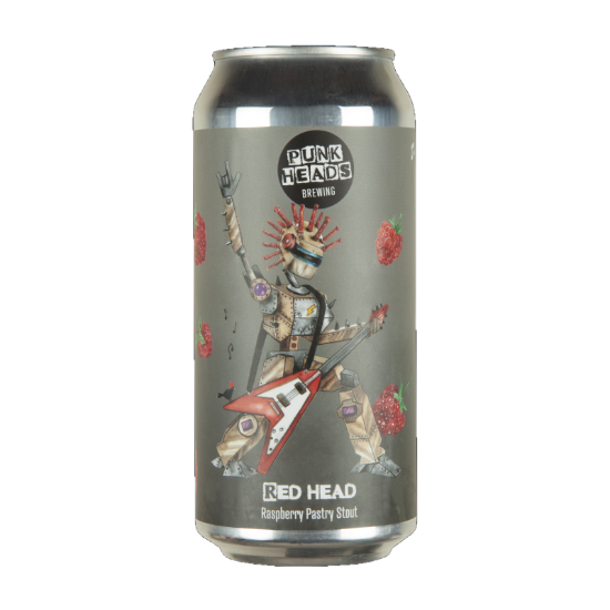 Picture of Punk Heads Red Head Raspberry Pastry Stout Can 440ml