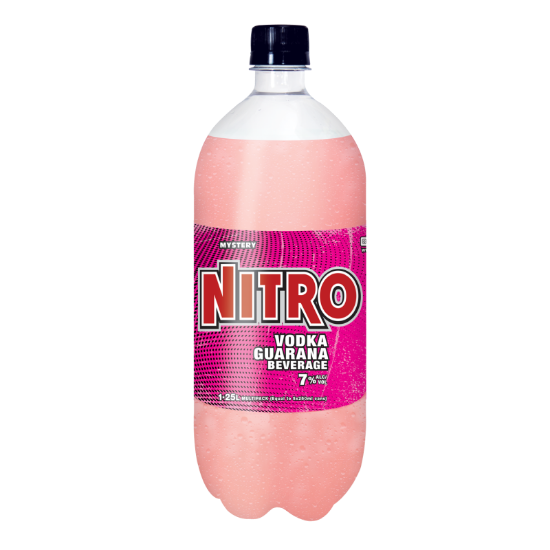 Picture of Nitro Mystery Vodka Guarana Beverage 7% PET Bottle 1.25 Litre