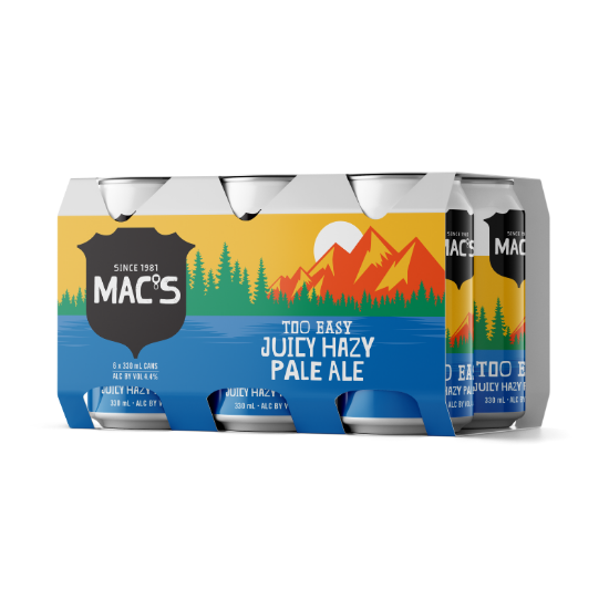 Picture of Mac's Too Easy Juicy Hazy Pale Ale Cans 6x330ml