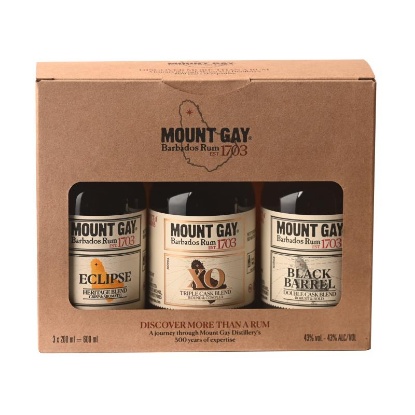 Picture of Mount Gay Barbados Rum Discovery Pack 3x200ml