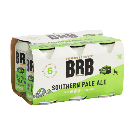 Picture of Boundary Road Brewery Southern Pale Ale Cans 6x330ml