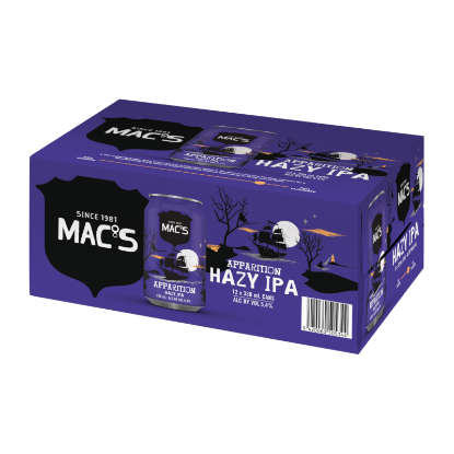 Picture of Mac's Apparition Hazy IPA Cans 12x330ml