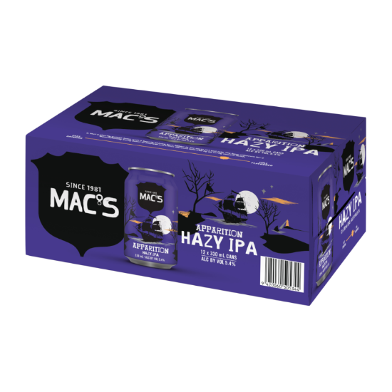 Picture of Mac's Apparition Hazy IPA Cans 12x330ml