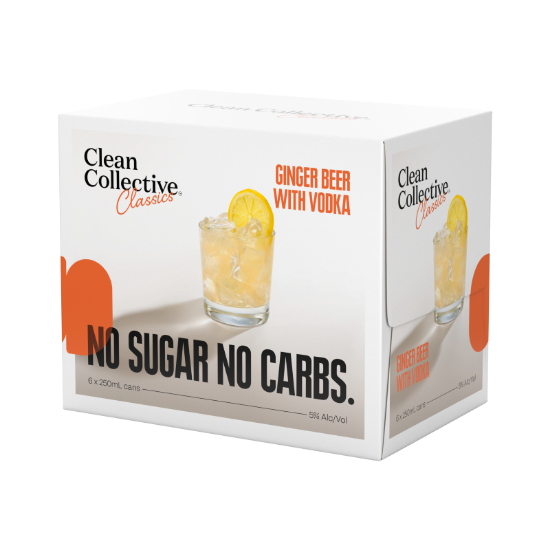 Picture of Clean Collective Classics Ginger Beer 5% Cans 6x250ml