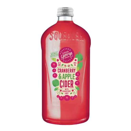 Picture of Good George Cranberry & Apple Cider Bottle 946ml