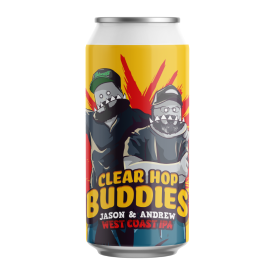 Picture of Behemoth Clear Hop Buddies Jason & Andrew WCIPA Can 440ml