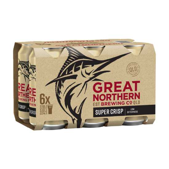 Picture of Great Northern Super Crisp 3.5% Cans 6x375ml