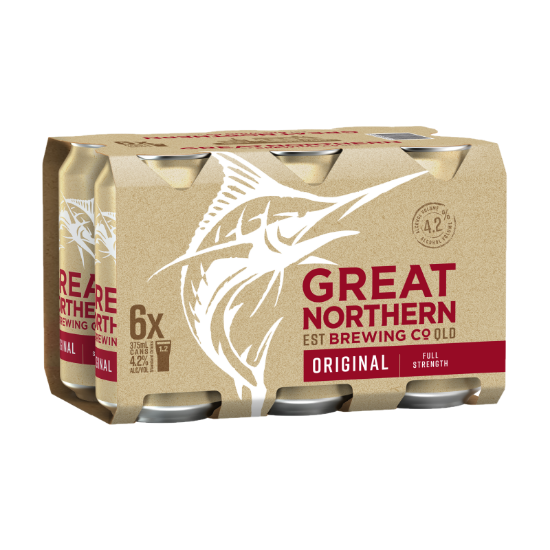 Picture of Great Northern Original 4.2% Cans 6x375ml