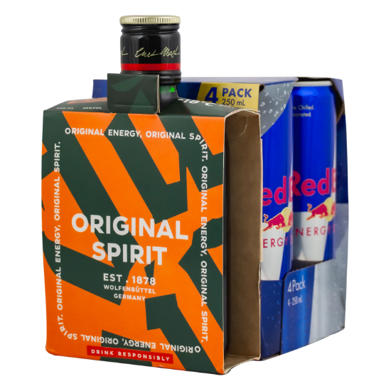 Picture of Jägermeister & Red Bull Original Spirit Pack 200ml