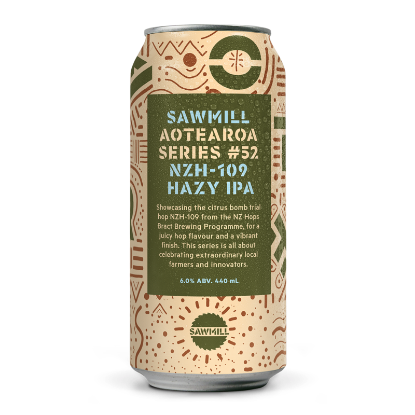 Picture of Sawmill Aotearoa Series #52 NZH-109 Hazy IPA Can 440ml