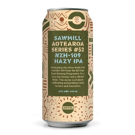 Picture of Sawmill Aotearoa Series #52 NZH-109 Hazy IPA Can 440ml