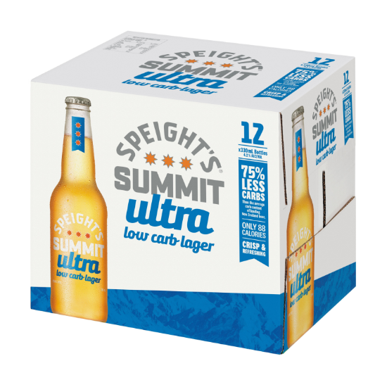 Picture of Speight's Summit Ultra Low Carb Lager Bottles 12x330ml