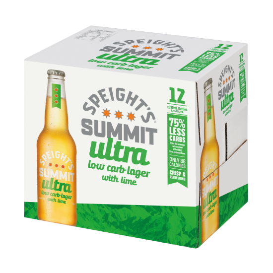 Picture of Speight's Summit Ultra Low Carb Lager Lime Bottles 12x330ml