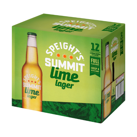 Picture of Speight's Summit Lime Lager Bottles 12x330ml