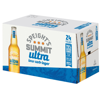 Show details for Speight's Summit Ultra Low Carb Lager Bottles 24x330ml Picture of Speight's Summit Ultra Low Carb Lager Bottles 24x330ml