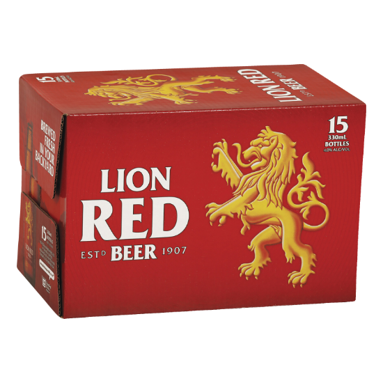 Picture of Lion Red Bottles 15x330ml