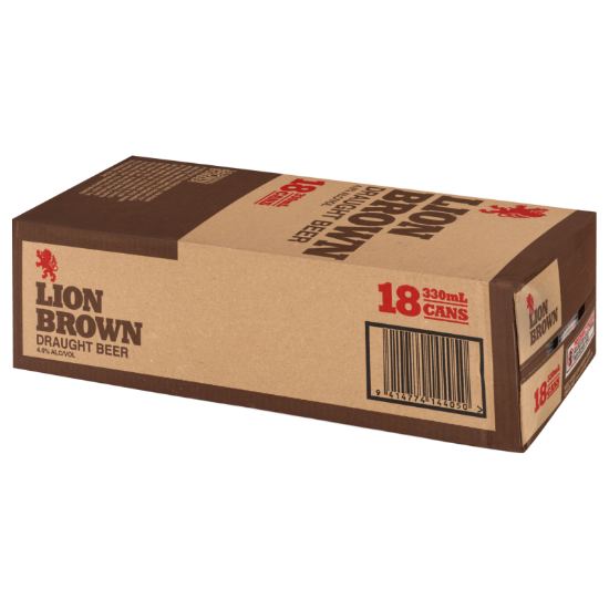 Picture of Lion Brown Cans 18x330ml