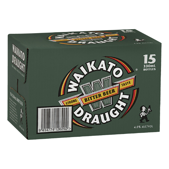 Picture of Waikato Draught Bottles 15x330ml