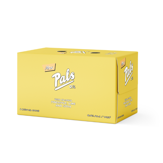 Picture of Pals 0% Pineapple, Lime & Soda Cans 6x330ml