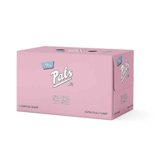 Picture of Pals 0% Pink Lemon & Soda Cans 6x330ml