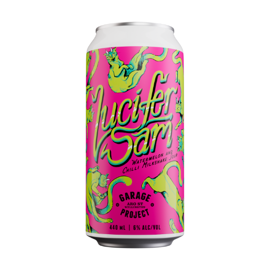 Picture of Garage Project Lucifer Sam Watermelon & Chilli Milkshake Sour Can 440ml