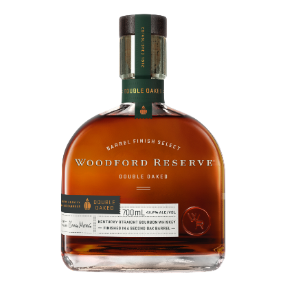Show details for Woodford Reserve Double Oaked Bourbon 700ml Picture of Woodford Reserve Double Oaked Bourbon 700ml