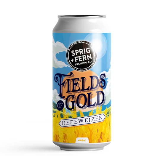 Picture of Sprig & Fern Fields Of Gold Hefeweizen Can 440ml