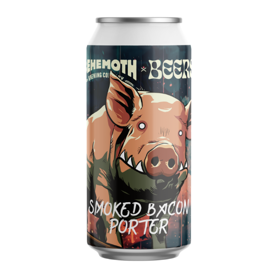 Picture of Behemoth x Beers Smoked Bacon Porter Can 440ml