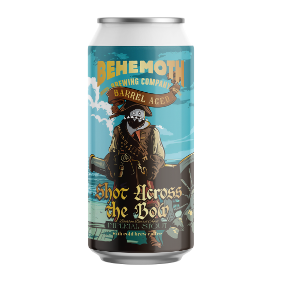 Picture of Behemoth Shot Across The Bow Barrel Aged Imperial Stout Can 440ml