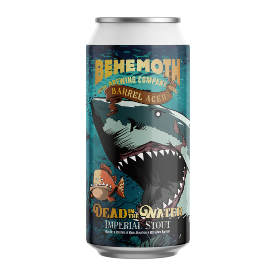 Picture of Behemoth Dead In The Water Barrel Aged Imperial Stout Can 440ml