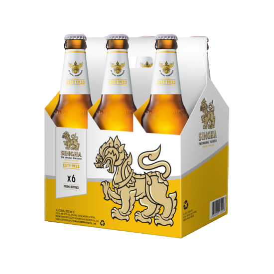 Picture of Singha Beer Bottles 6x330ml