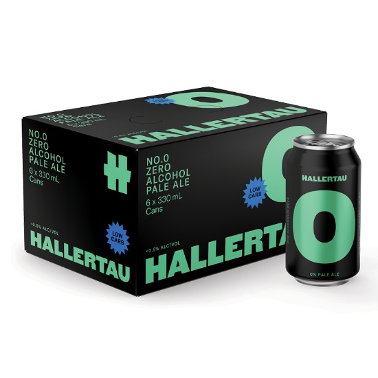 Picture of Hallertau 0 Alcohol Pale Ale Cans 6x330ml