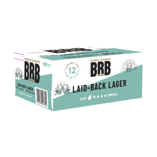 Picture of Boundary Road Brewery Laid-Back Lager Cans 12x330ml