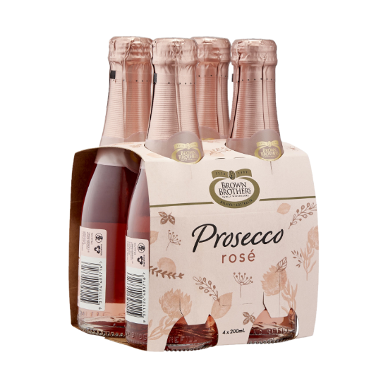 Picture of Brown Brothers Prosecco Rosé 4x200ml