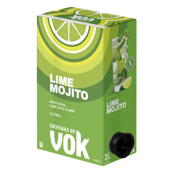 Picture of Vok Cocktails Lime Mojito 5% Cask 2 Litre