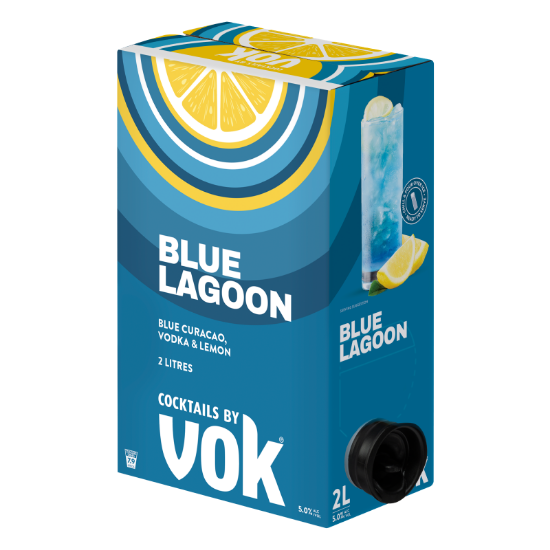 Picture of Vok Cocktails Blue Lagoon 5% Cask 2 Litre