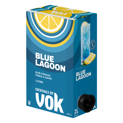 Picture of Vok Cocktails Blue Lagoon 5% Cask 2 Litre