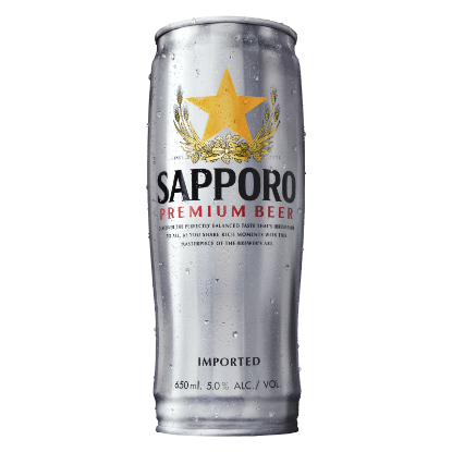 Picture of Sapporo Premium Japanese Beer Can 650ml