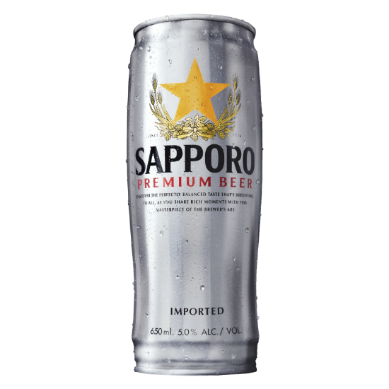 Picture of Sapporo Premium Japanese Beer Can 650ml