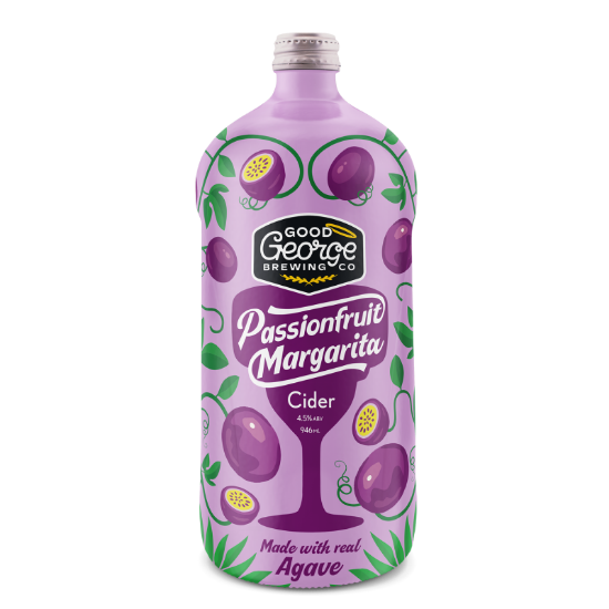 Picture of Good George Passionfruit Margarita Cider Bottle 946ml