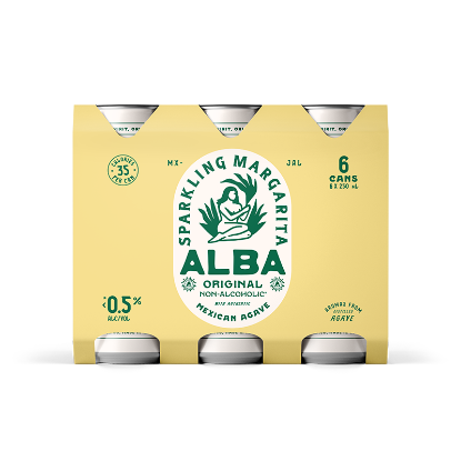 Picture of Alba Non-Alcoholic Sparkling Margarita Cans 6x250ml