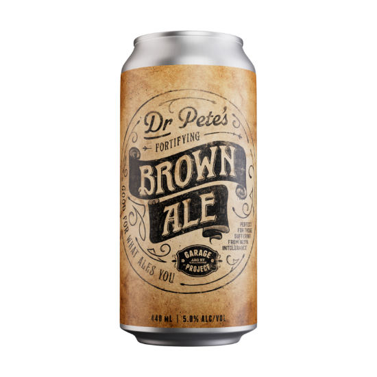 Picture of Garage Project Dr Petes Fortifying Brown Ale Can 440ml