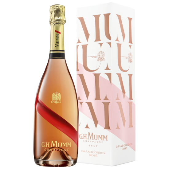 Picture of G.H. Mumm Grand Cordon Rosé Champagne Festive Gift Box 750ml