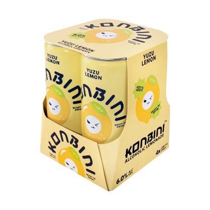 Picture of Garage Project Konbini Alcoholic Lemonade Yuzu Lemon 6% Cans 4x250ml