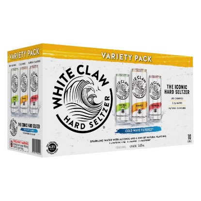 Picture of White Claw Hard Seltzer Variety Pack 4.5% Cans 10x355ml