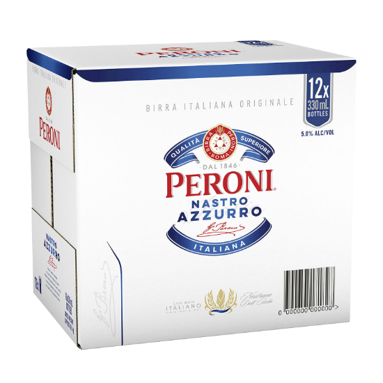 Picture of Peroni Nastro Azzurro Bottles 12x330ml